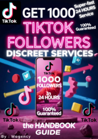 TikTok 1000 Followers Discreet Services + Guide Books