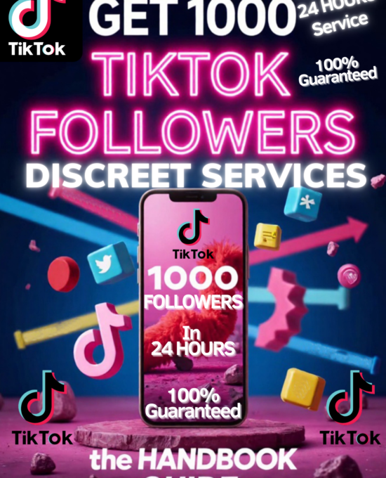 TikTok 1000 Followers Discreet Services + Guide Books